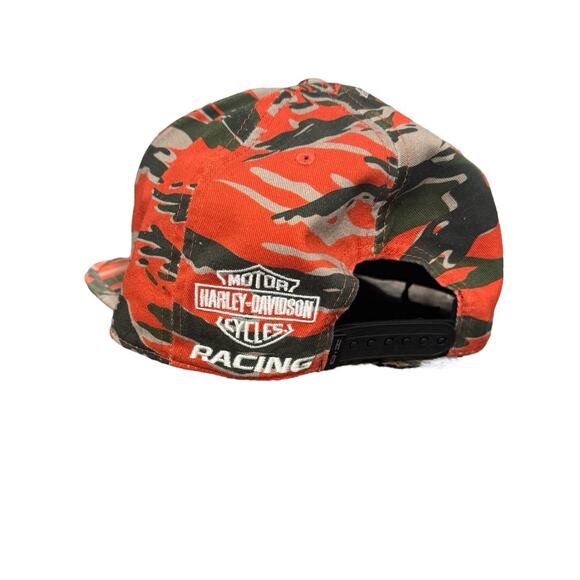 NWT! Harley Davidson Faster Adjustable Snapback Baseball Racing Cap - One Size - Picture 3 of 7